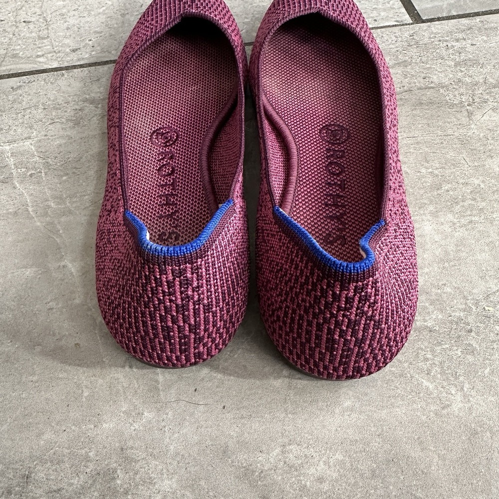 Rothys The Point Fig Python Snake Print Toe Limit… - image 4